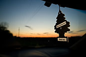 Black Ice Over Sunset